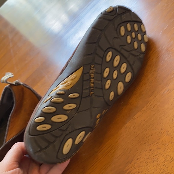 Merrell Carousel Brown Performance Flats 8 VGUC - Picture 8 of 13